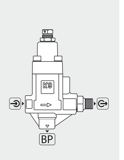 INTERPUMP Umlaufventil K9