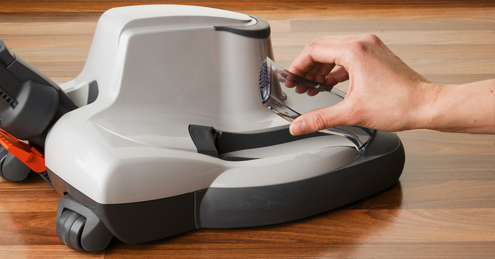 Sebo-Dart-3-transparenter-Saugkanal Sebo Dart 3, Bohnersauger