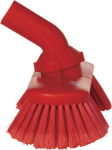 Vikan Waschbürste mit Drehgelenk & Wasserdurchlauf, 230 mm weich gesplisst