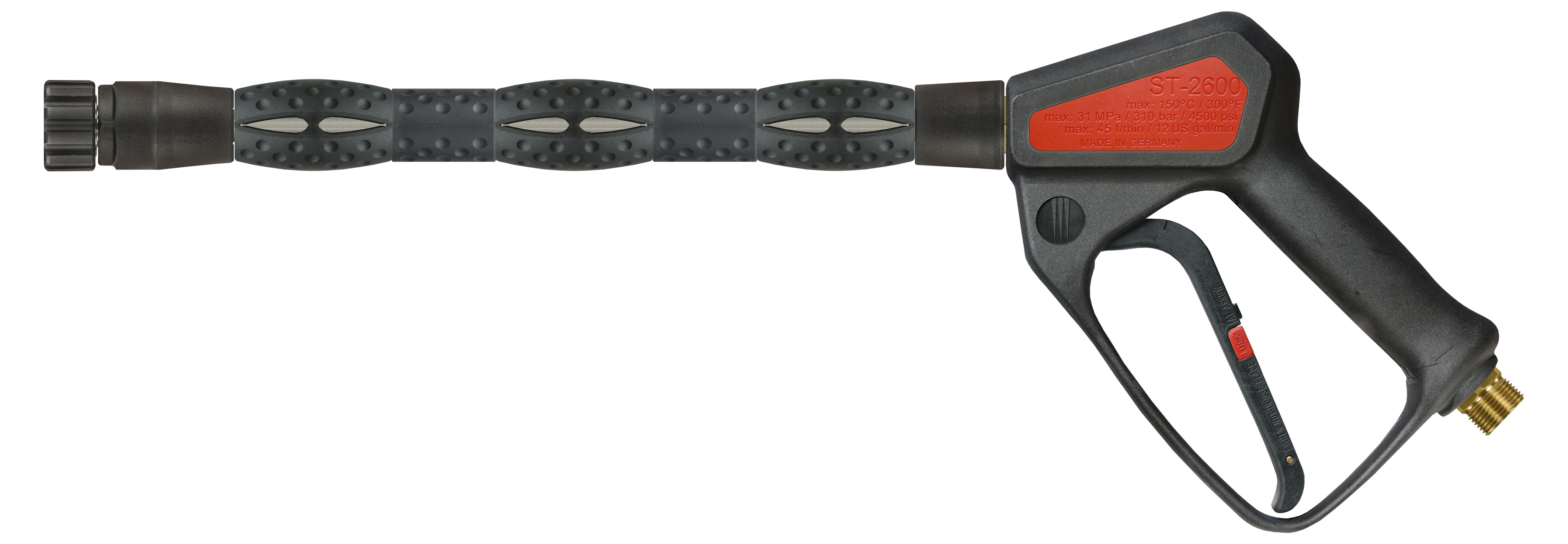 Hochdruckspritzpistole | ST-2600 | 250 bar | 150 °C | Verlängerung