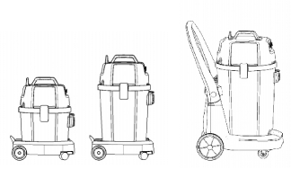Nilfisk WD120, 135, 150, 250 Gewerbesauger