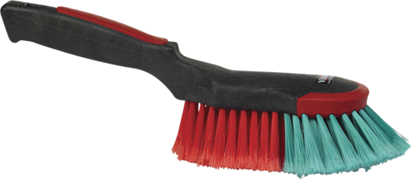 524652-1 Handbürste mit kurzem Stiel, 320 mm, weich/gesplisst, schwarz