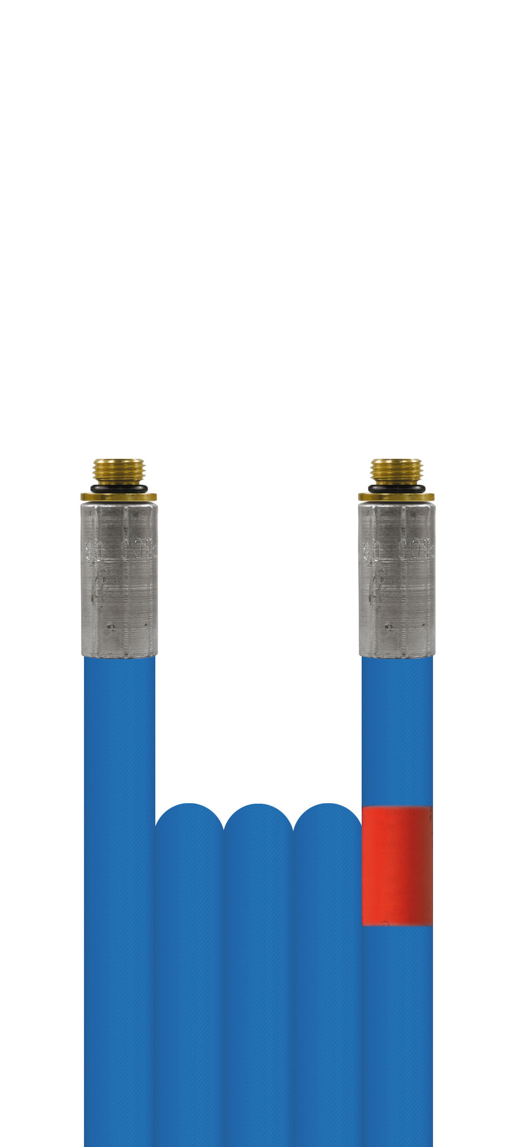 Rohrreinigungsschlauch 1/8" Polya 200 bar DN05 mit Gewebeeinlage