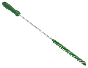 Vikan Rohrbürste mit Stiel, Ø10 mm, 480 mm, Hart, grün