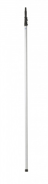 Vikan Glasfaserteleskopstiel mit Gewinde, 2195 - 5810 mm, Ø37 mm, grau